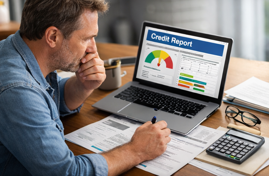 service finance company credit score